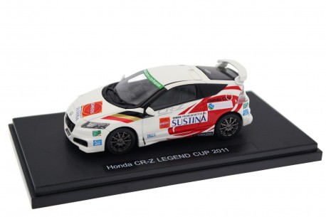 Ebbro Honda CR-Z Hybrid ZF1 "Eneos Sustina" JAF Grand Prix Super GT Legend Cup 2011 - Premium White Pearl