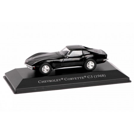DeAgostini ACES010 Chevrolet Corvette C3 Stingray Coupé 1968 - Tuxedo Black
