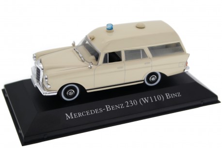 Atlas Mercedes-Benz 230 Ambulance Binz Europ 1100 W110 1966 - Light Ivory Beige