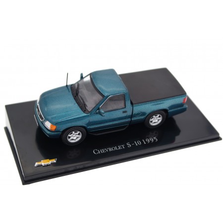 Hachette Chevrolet S10 Deluxe 1995 - Emerald Green Metallic