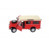 Cararama Land Rover Series III 109 Station Wagon Safari 1971 - Signal Red/Limestone Beige