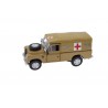 Cararama Land Rover Series III 109 Soft Top Military Ambulance 1975 - Military Sand Beige