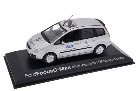 Minichamps Ford Focus C-Max I UEFA Official Vehicle C214 2003 - Moondust Silver Metallic
