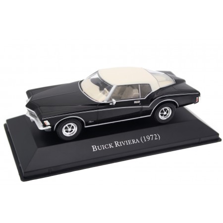 DeAgostini Buick Riviera Coupé 1972 - Regal Black with White Vinyl Roof