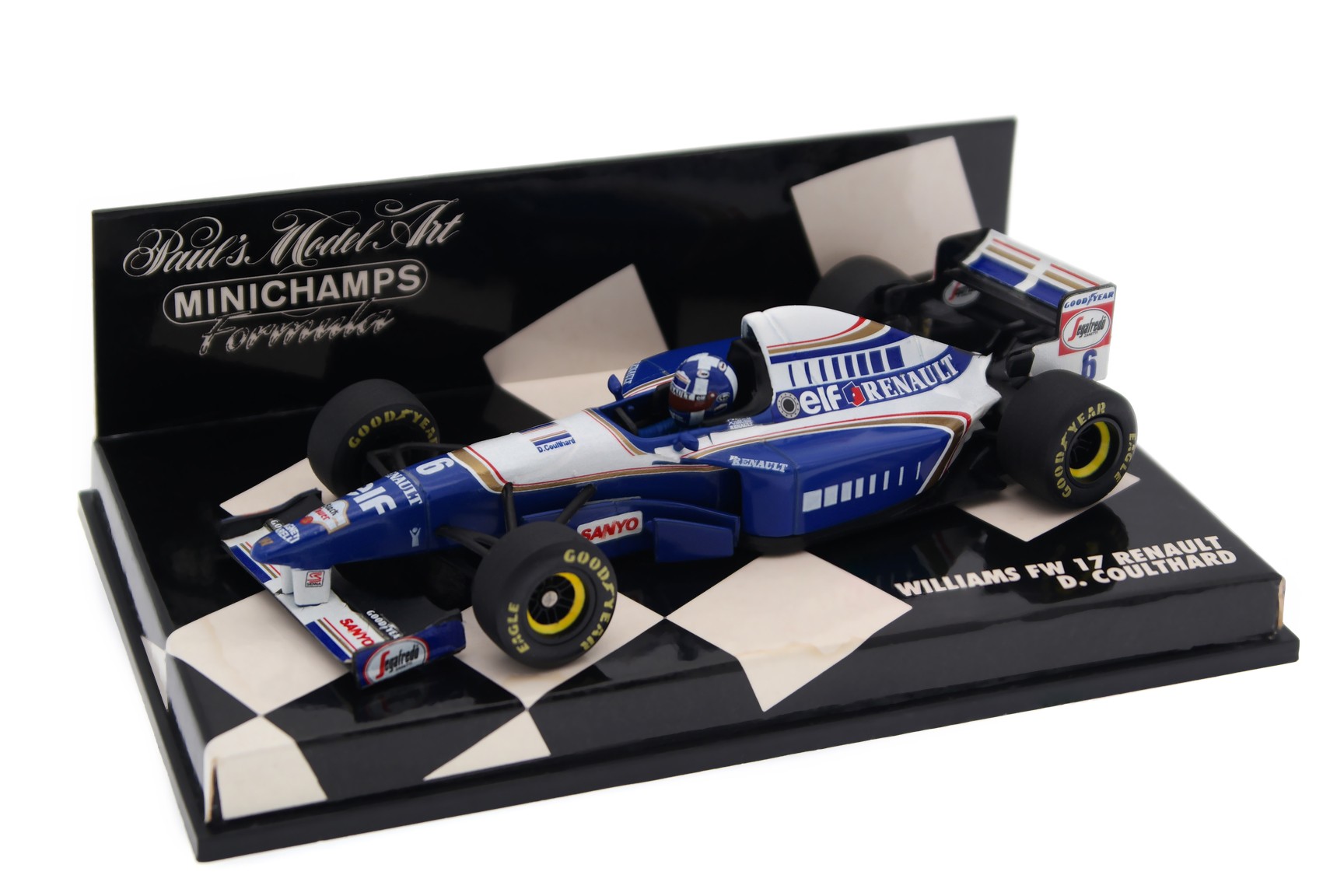 1/43 Minichamps 430950006 Williams FW17 F1 1995 - David Coulthard 1/43 Minichamps 430950006 Williams FW17 F1 1995 - David Coulthard
