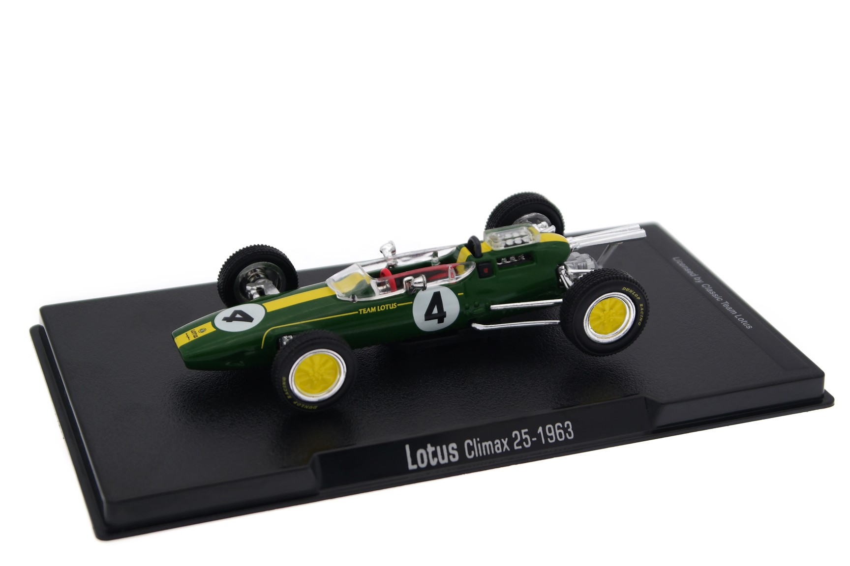 A collectible scale model 1/43 Lotus 25 from Altaya F1