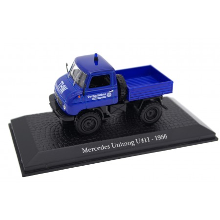 Atlas Mercedes-Benz Unimog 411 Technisches Hilfswerk 1956 - Cobalt Blue