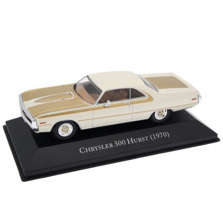 DeAgostini Chrysler 300 Hurst Edition Hardtop 1970 - Spinnaker White/Satin Gold