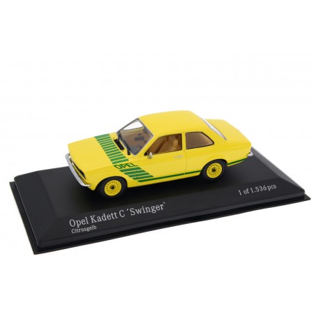 Minichamps Opel Kadett C1 Swinger 1200 S 1975 - Citrus Yellow