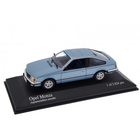 Minichamps Opel Monza A1 3.0 E 1980 - Aquamarine Blue Metallic