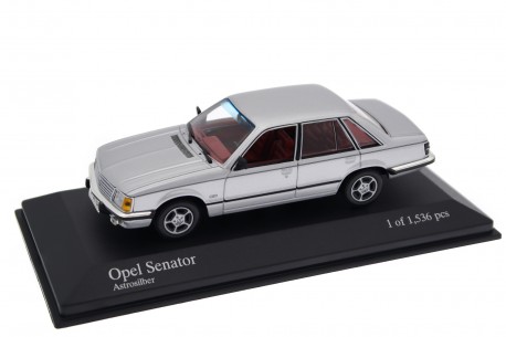 Minichamps Opel Senator A1 CD 3.0 E 1980 - Astro Silver Metallic