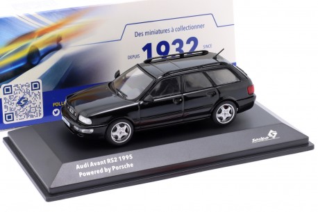 1/43 Solido S4310103 Audi RS2 Avant B4 1994 - Brillant Black