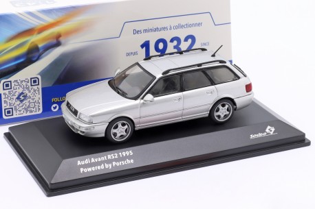 1/43 Solido S4310104 Audi RS2 Avant B4 1994 - Polar Silver Metallic