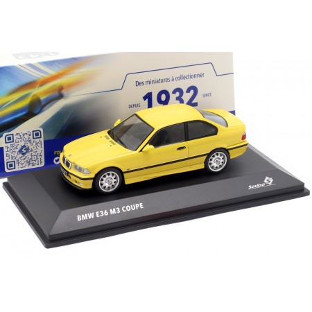 1/43 Solido S4315203 BMW M3 Coupé E36 1994 - Dakar Yellow