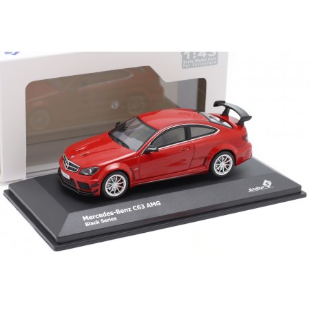 1/43 Solido S4311602 Mercedes-Benz C63 AMG Coupé Black Series C204 2012 - Fire Opal Red