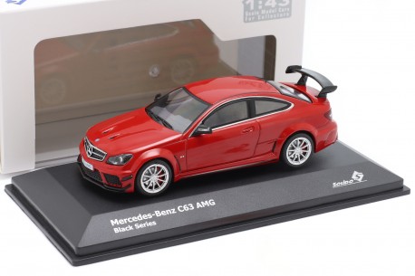 1/43 Solido S4311602 Mercedes-Benz C63 AMG Coupé Black Series C204 2012 - Fire Opal Red