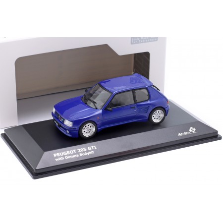 1/43 Solido S4310803 Peugeot 205 GTi Dimma Design 1992 - Miami Blue Metallic