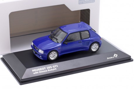 1/43 Solido S4310803 Peugeot 205 GTi Dimma Design 1992 - Miami Blue Metallic
