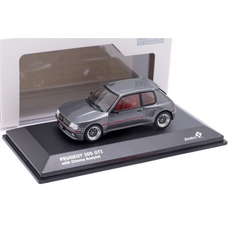 1/43 Solido S4310804 Peugeot 205 GTi Dimma Design 1992 - Winchester Grey Metallic