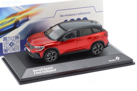 1/43 Solido S4305203 Renault Austral E-Tech Full Hybrid Esprit Alpine RHN 2022 - Flame Red Metallic
