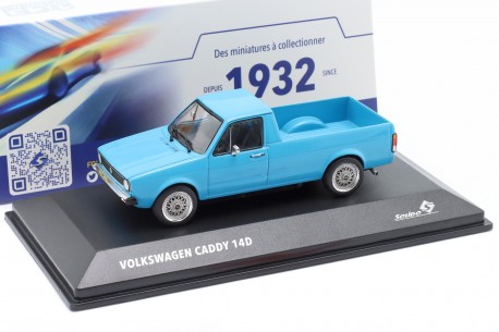 1/43 Solido S4312302 Volkswagen Caddy I Custom 14D 1982 - Miami Blue