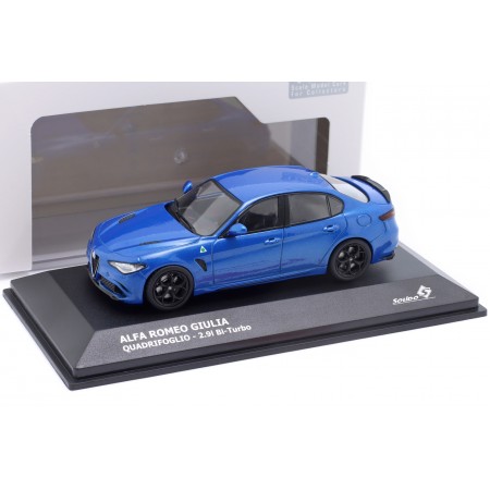 1/43 Solido S4313104 Alfa Romeo Giulia Quadrifoglio 952 2019 - Misano Blue