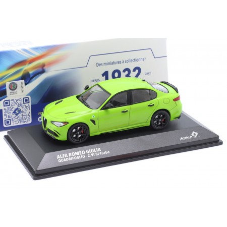 1/43 Solido S4313106 Alfa Romeo Giulia Quadrifoglio 952 2019 - Acid Green