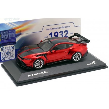 1/43 Solido S4318302 Ford Mustang GTD S650 2025 - Chroma Flame