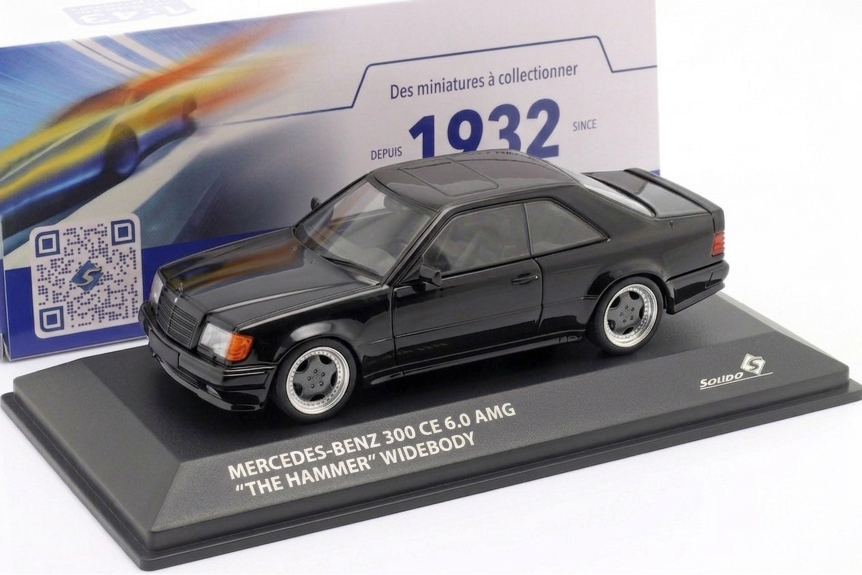 1/43 Solido S4318901 Mercedes-Benz 300 CE 6.0 AMG The Hammer C124 1988