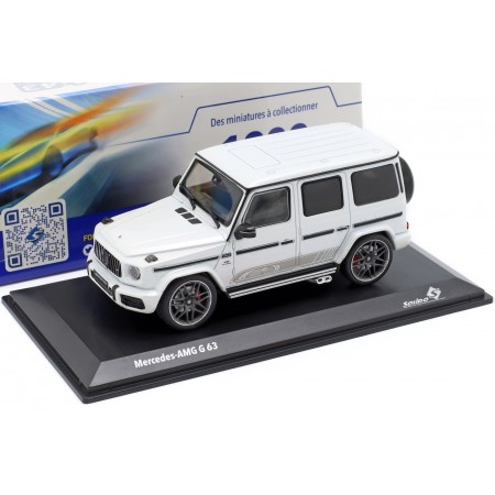 1/43 Solido S4316701 Mercedes-Benz AMG G63 Edition 55 W463A 2022 - Manufaktur Opalite White Bright
