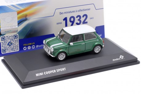 1/43 Solido S4316601 Mini Cooper Sportpack Mark VII 1997 - British Racing Green
