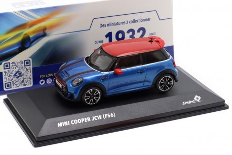 1/43 Solido S4315003 Mini John Cooper Works F56 LCI 2 2023 - Island Blue Metallic