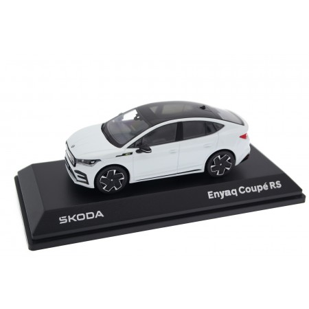 1/43 iScale 5LE099300S9R Škoda Enyaq Coupé RS iV 80X 5AZ 2022 - Moon White Metallic