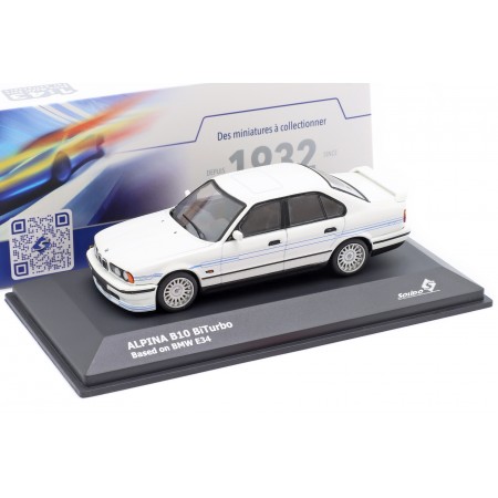 1/43 Solido S4310404 BMW Alpina B10 BiTurbo E34 1994 - Alpine White
