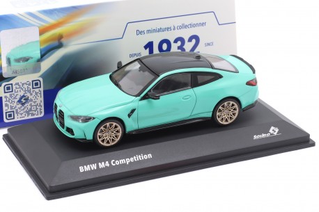 1/43 Solido S4316002 BMW M4 Coupé Competition G82 2023 - Mint Green