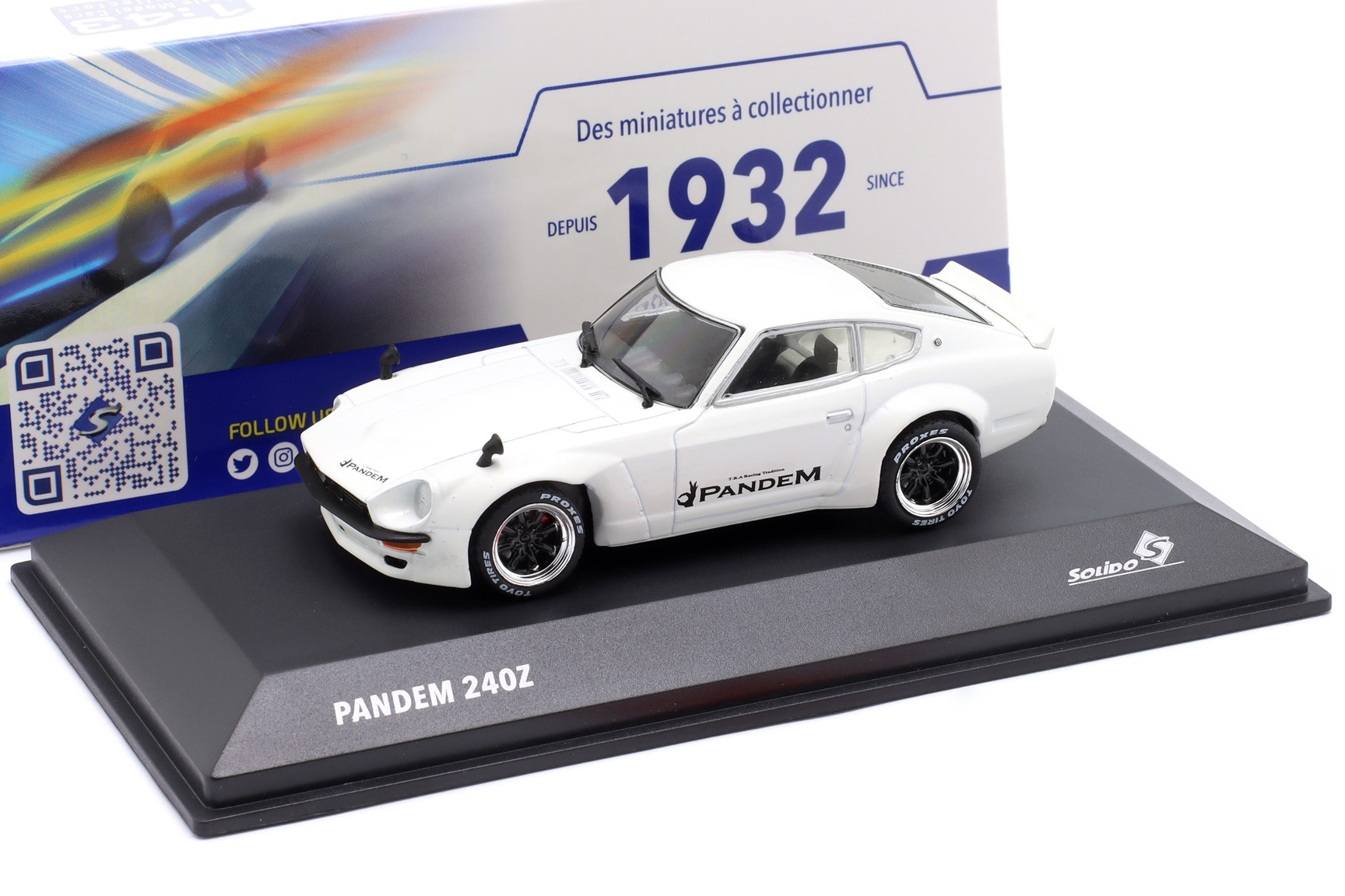 Socal MODEL CARS PANDEM 240Zクリアボディ　希少 1/43 Solido S4316301 Datsun Pandem 240Z Rocket Bunny Widebody S30 1973