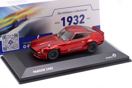 1/43 Solido S4316302 Datsun Pandem 240Z Rocket Bunny Widebody S30 1973 - Candy Apple Red