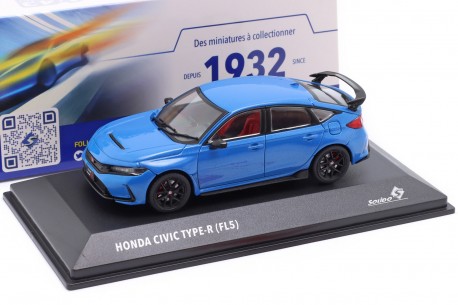 1/43 Solido S4314301 Honda Civic Type-R FL5 2023 - Racing Blue Pearl