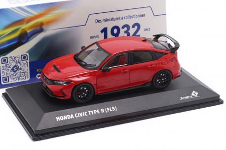 1/43 Solido S4314303 Honda Civic Type-R FL5 2023 - Rallye Red