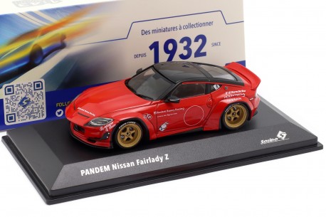 1/43 Solido S4315501 Nissan Fairlady Z Pandem 400Z Rocket Bunny RZ34 2022 - Solid Red