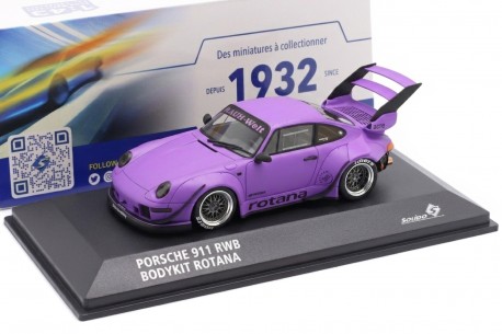 1/43 Solido S4318401 Porsche 911 RWB Bodykit Rotana 993 2013 - Matte Purple
