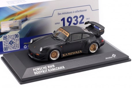 1/43 Solido S4318501 Porsche 911 RWB Bodykit Kamiwaza 930 2015 - Matte Black