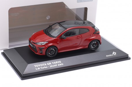 1/43 Solido S4311102 Toyota GR Yaris XP210 2020 - Karmina Red Metallic
