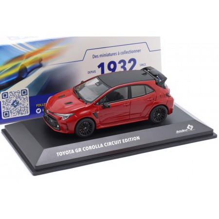 1/43 Solido S4314202 Toyota GR Corolla Circuit Edition E210 2023 - Supersonic Red