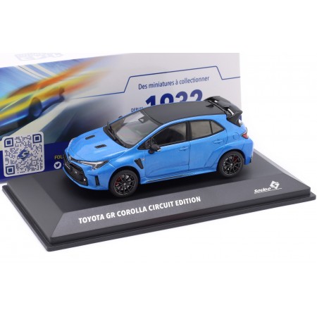1/43 Solido S4314203 Toyota GR Corolla Circuit Edition E210 2023 - Blue Flame