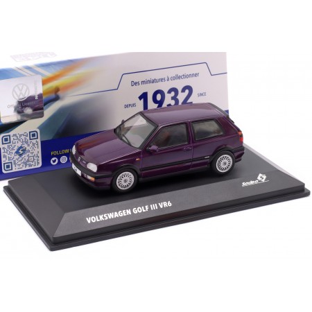 1/43 Solido S4316402 Volkswagen Golf III VR6 1H 1994 - Dusty Mauve Pearl