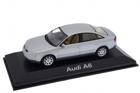 1/43 Minichamps 132093 Audi A6 Limousine C5 1997 - Alusilver Metallic