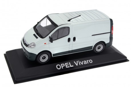 1/43 Minichamps 1799618 Opel Vivaro A Facelift Kastenwagen L1H1 2006 - Glacier White
