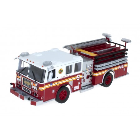 1/43 Centauria MU1ALA0002 Seagrave Commander 2000/500 Engine 9 FDNY Chinatown 1994 - Fire Apparatus Red, Collezione Pompieri #2