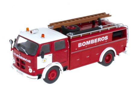 1/43 Centauria MU1ALA0006 Pegaso 1091/1 Comet Autobomba Fimesa Cos de Bombers de Barcelona 1974 - Rojo Bomberos, Pompieri #6